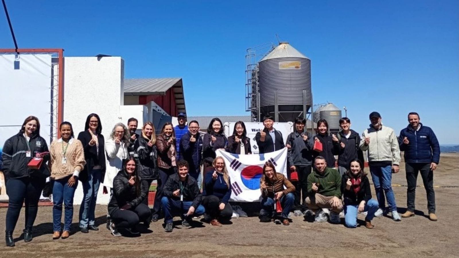 Delegação da Coreia do Sul inspeciona granjas no RS e pode abrir mercado para a carne suína gaúcha 1 coreia do sul rio grande do sul