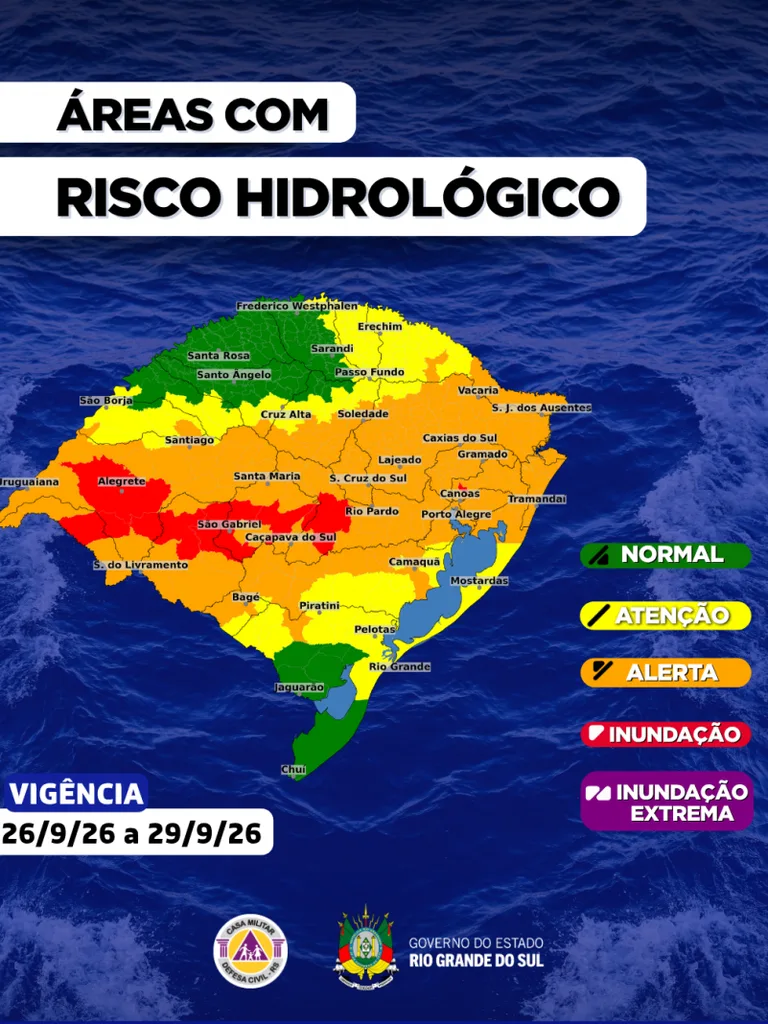 Defesa Civil emite alerta para inundação em cidades do RS 2 defesa civil inundacao 768x1024 1