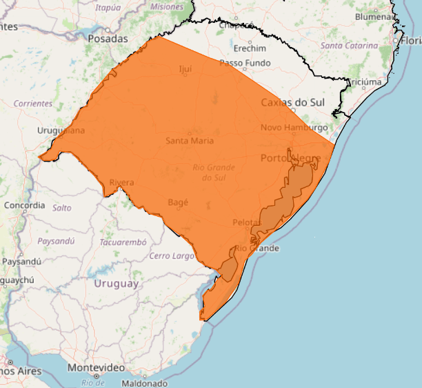 Inmet emite alerta laranja para tempestade no RS 2 tempestade