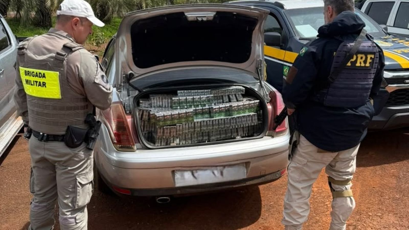 Operação apreende 10 mil maços de cigarros contrabandeados em Santa Rosa 2 Operação apreende 10 mil maços de cigarros contrabandeados em Santa Rosa