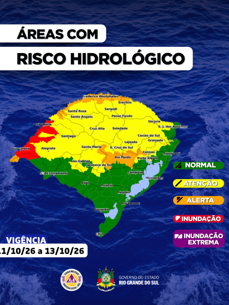 Defesa Civil renova alerta para inundação e cheia em áreas do RS 2 cheia 768x1024 1